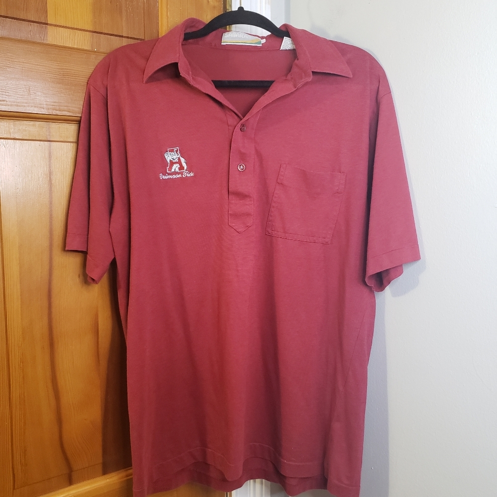 Vintage Crimson Tide Men's Polo Shirt